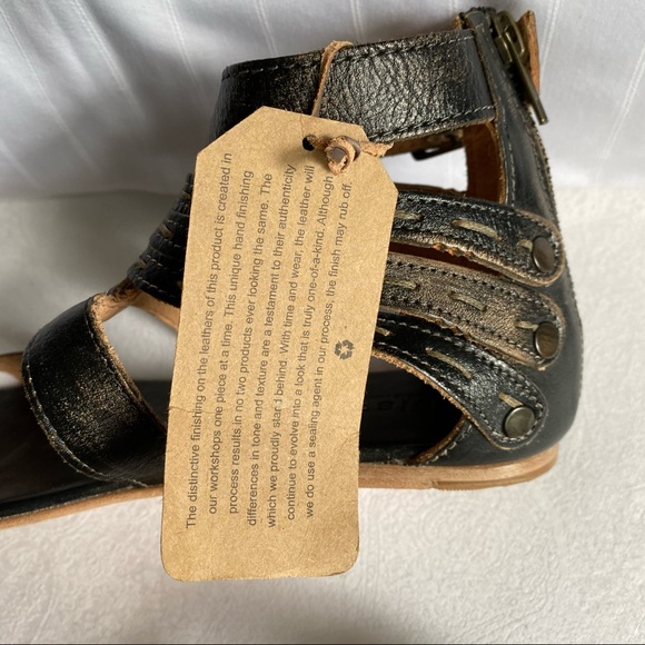 Bed Stu Shoes Bed Stu Artemis Caged Sandal Distressed Leather 9
